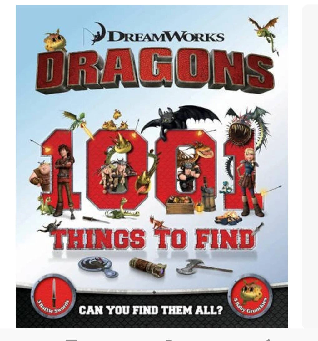 Dragons 1001 Things to Find