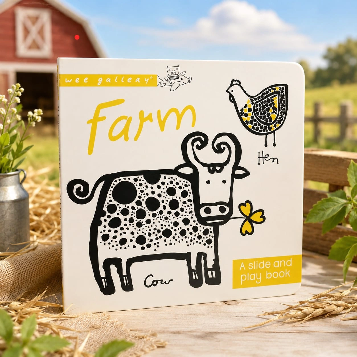Farm Slide and Play Book