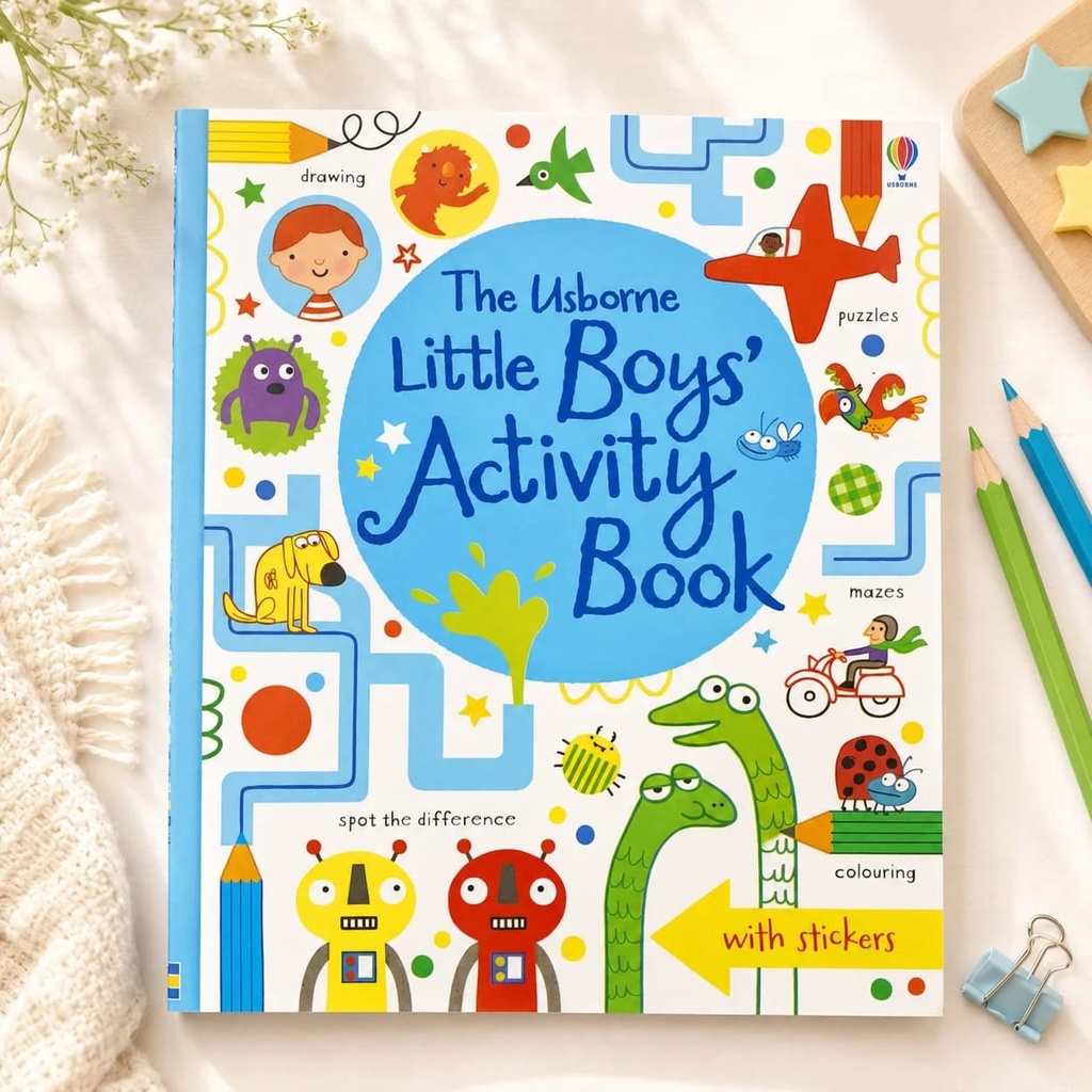 Usborne Little Boy Activity Book