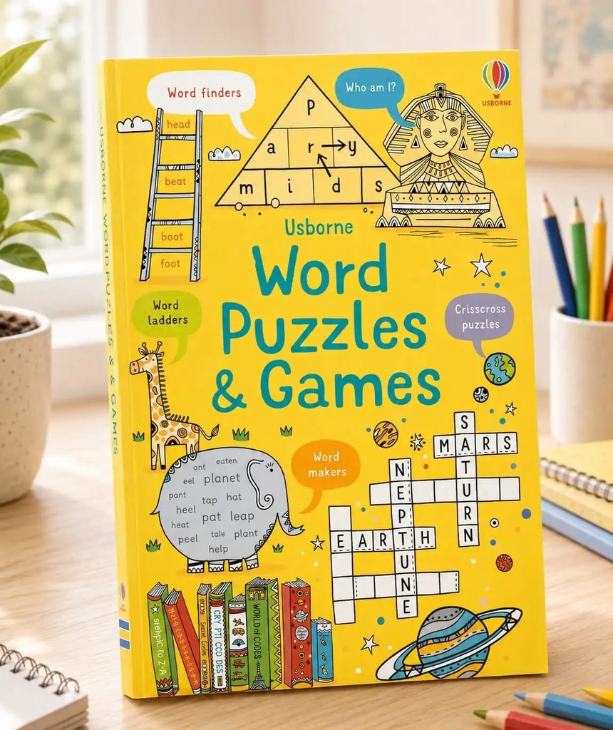 Usborne word puzzles and games