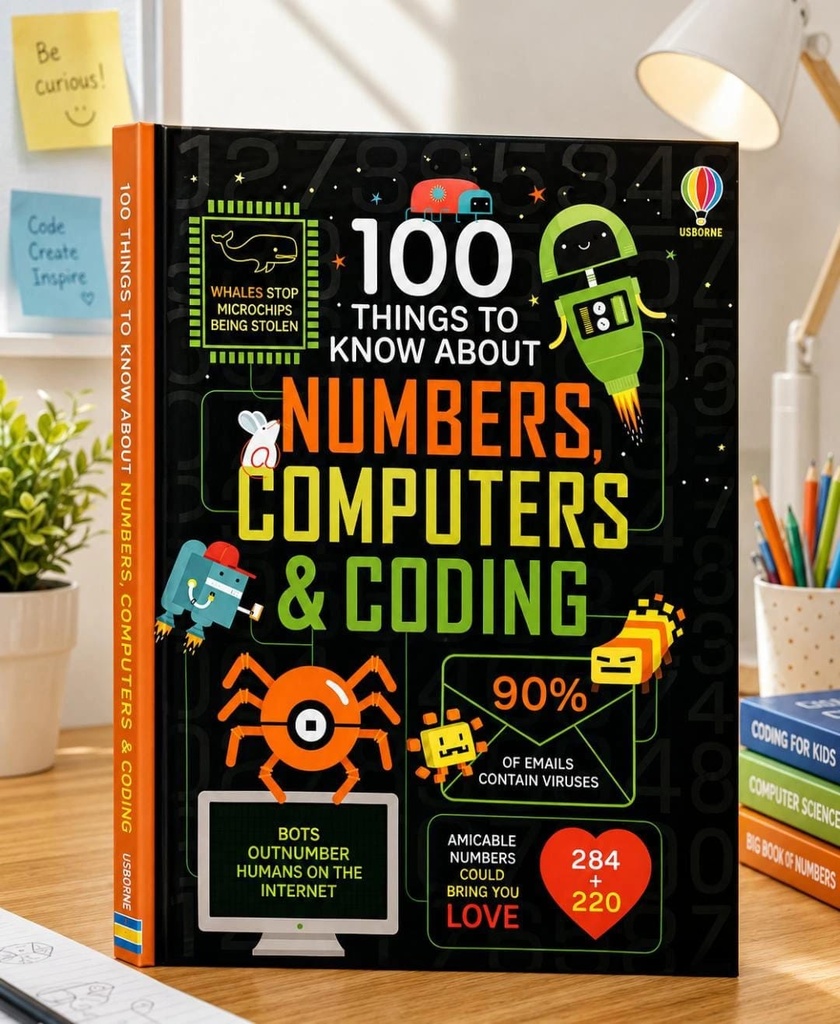 Usborne 100 Things to know about Number , Computer & Coding