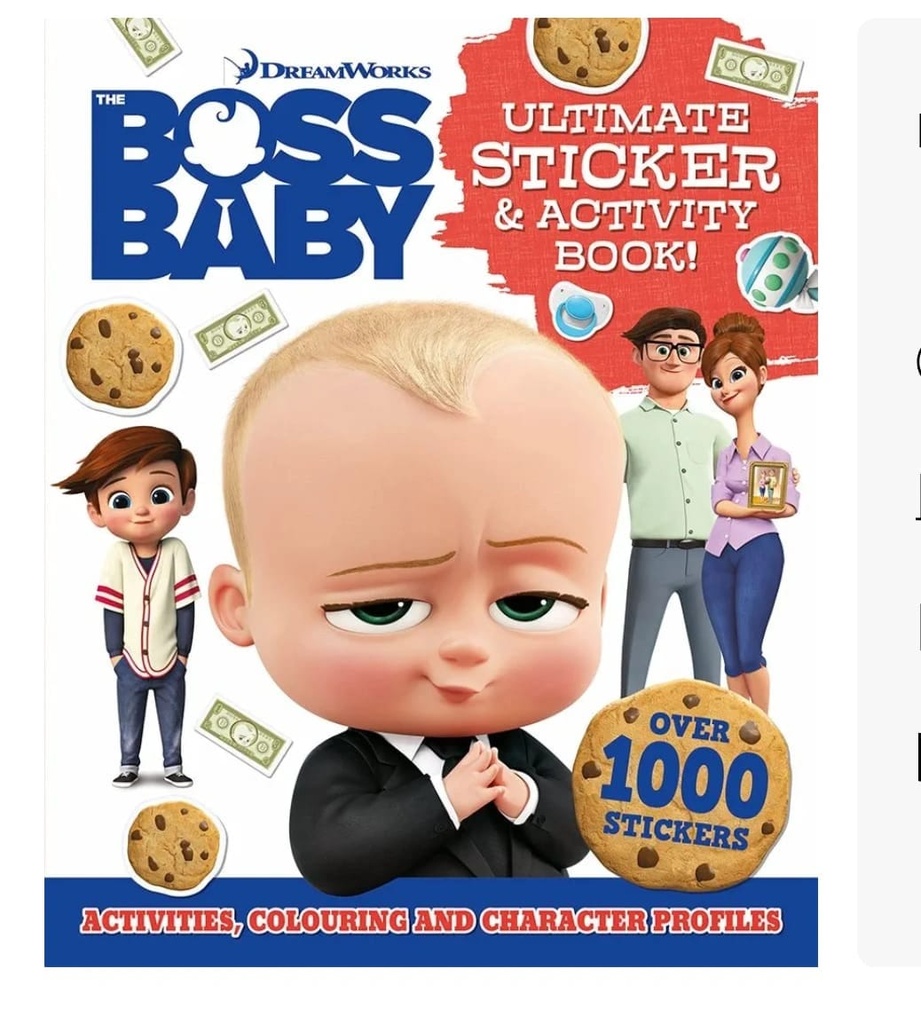 Boss Baby Sticker Book