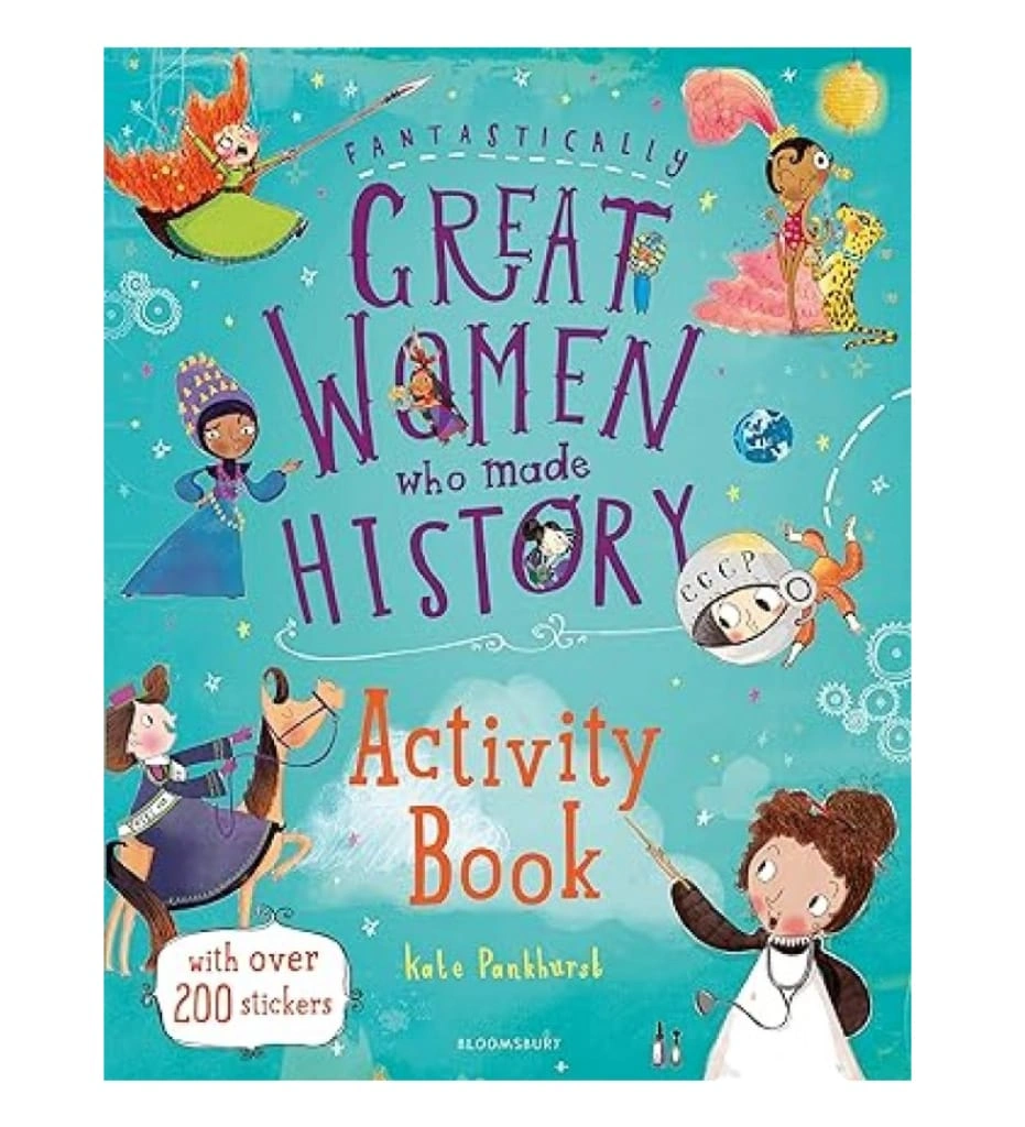 Great Women who made history activity book (200 stickers)
